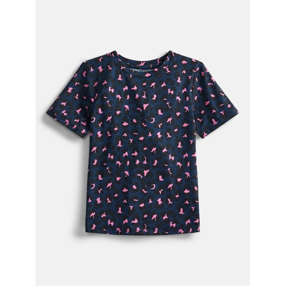 Girls Active Tee with Short Sleeves, Sizes 4-18 & Plus