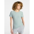 thumbnail image 1 of Athletic Works Women's and Women's Plus Performance ButterCore Tee, Sizes XS-4X, 1 of 6