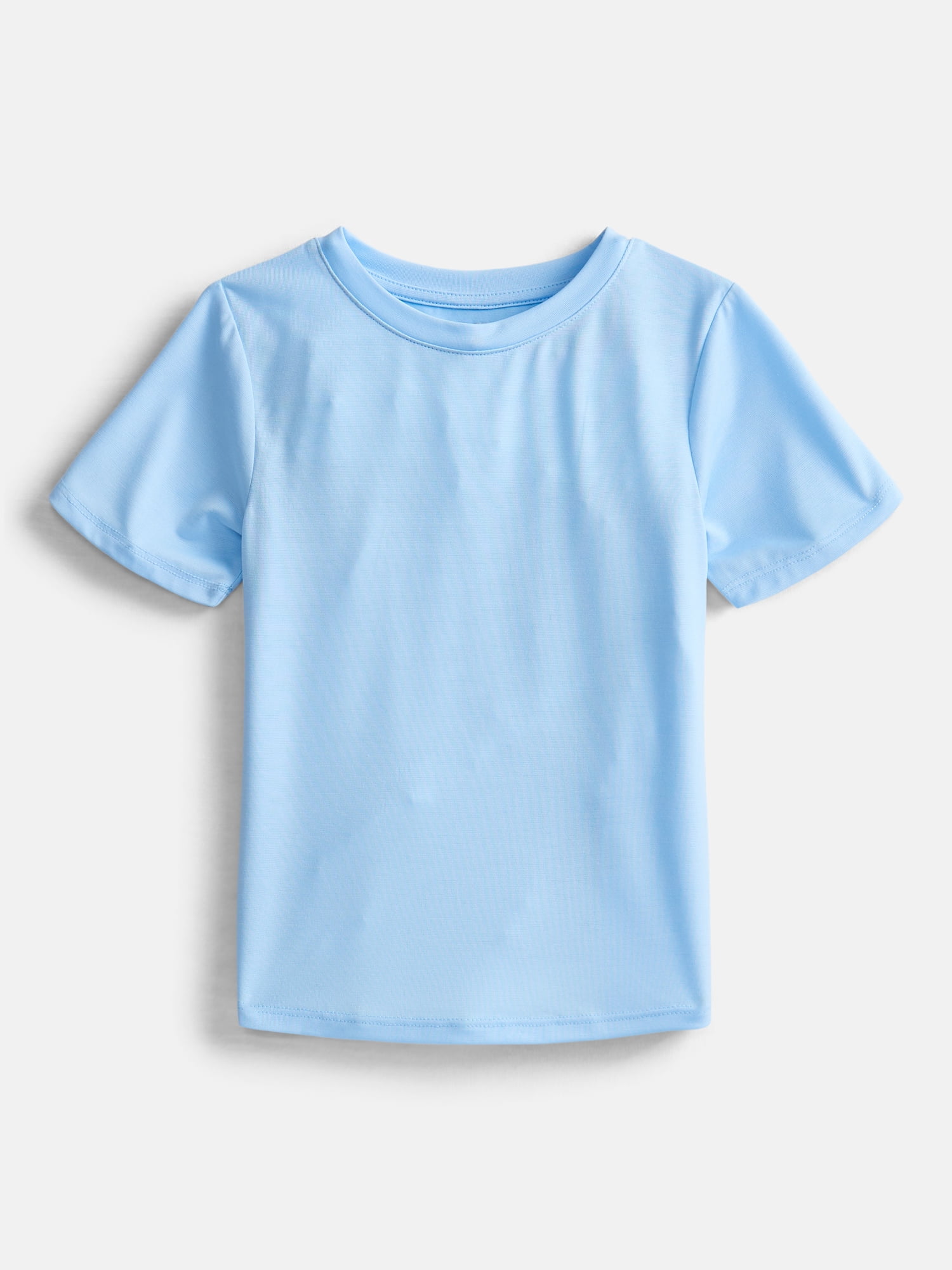 Athletic Works Girls Active Tee with Short Sleeves, Sizes 4-18 & Plus