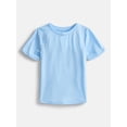 thumbnail image 1 of Athletic Works Girls Active Tee with Short Sleeves, Sizes 4-18 & Plus, 1 of 3