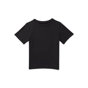 Athletic Works Girls Active Tee with Short Sleeves, Sizes 4-18 & Plus