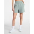 thumbnail image 1 of Athletic Works Women's Mineral Wash French Terry Shorts, Sizes XS-4X, 1 of 6