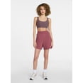 thumbnail image 1 of Athletic Works Women's Mineral Wash French Terry Shorts, Sizes XS-4X, 1 of 6