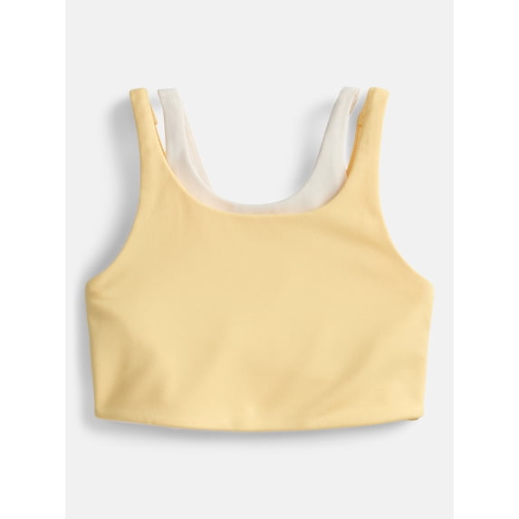 Athletic Works Girls Active Fashion Sports Bra, Sizes 4-18 & Plus