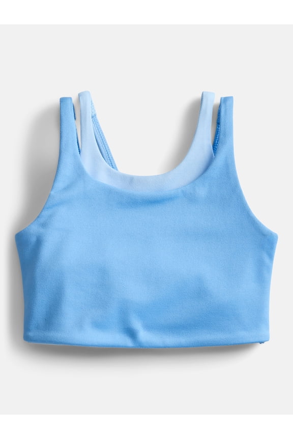 Girl’s Active Fashion Sports Bra, Sizes 4-18 & Plus
