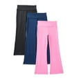 thumbnail image 1 of Athletic Works Girls Active Flare Leggings, 3-Pack, Sizes 4-18 & Plus, 1 of 3