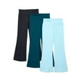 thumbnail image 1 of Athletic Works Girls Active Flare Leggings, 3-Pack, Sizes 4-18 & Plus, 1 of 4