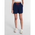 thumbnail image 1 of Athletic Works Women's and Women's Plus Fleece Shorts, 5'' Inseam, Size XS-4X, 1 of 6