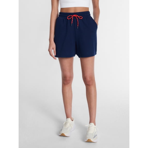Athletic Works Women's and Women's Plus Fleece Shorts, 5'' Inseam, Size XS-4X
