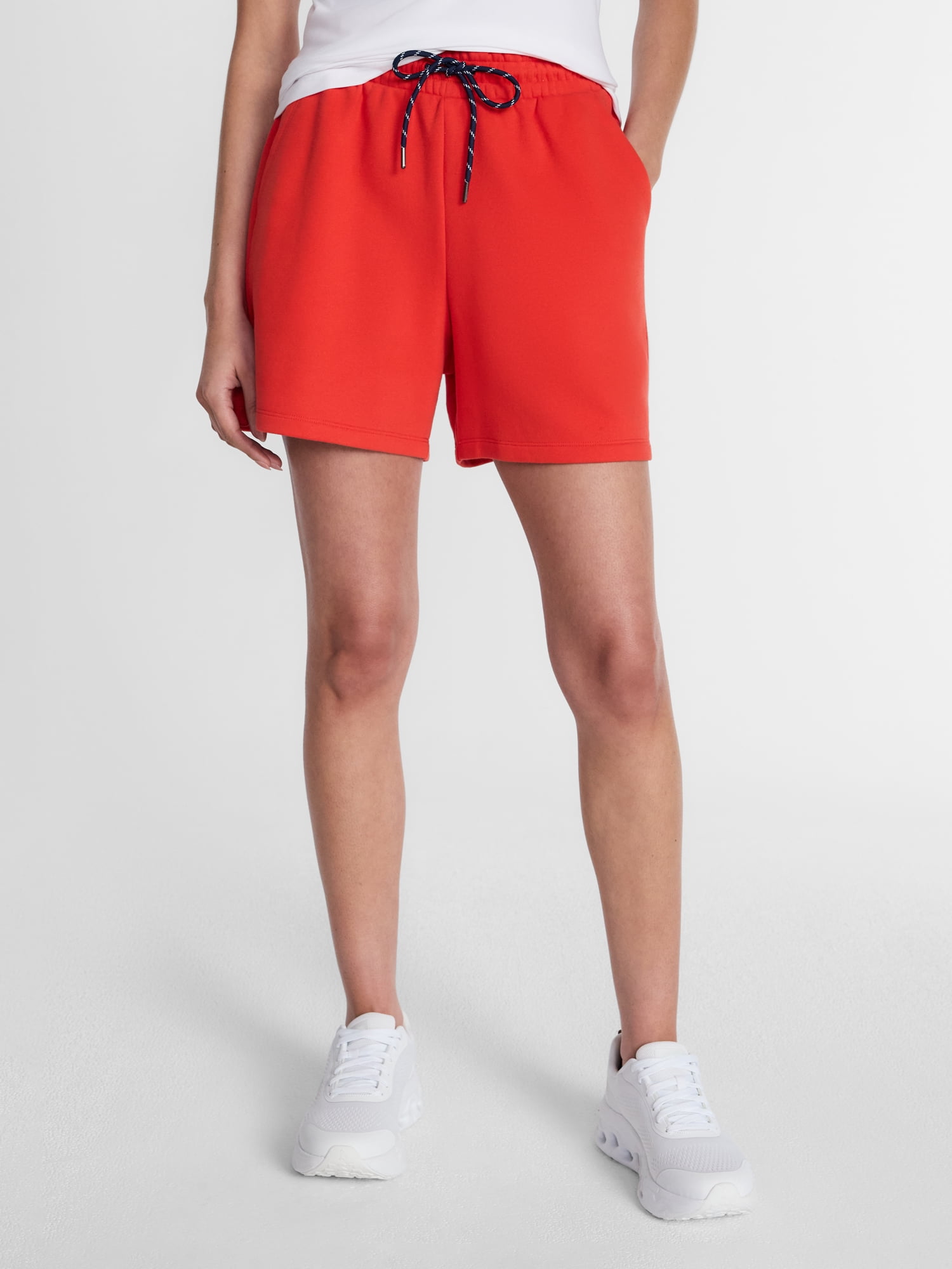 Athletic Works Women's and Women's Plus Fleece Shorts, 5'' Inseam, Size XS-4X