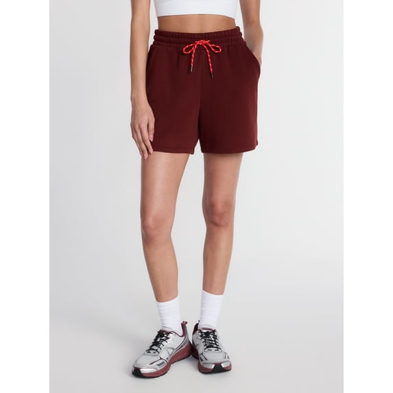 Athletic Works Women's and Women's Plus Fleece Shorts, 5'' Inseam, Size XS-4X