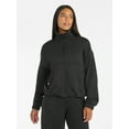 thumbnail image 1 of Athletic Works Women's Premium Fleece Active Jacket, Midweight, Sizes XS-4X, 1 of 7