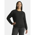 thumbnail image 1 of Athletic Works Women's Crewneck Fleece Sweatshirt, Sizes XS-XXXL, 1 of 5