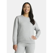 Women's Fleece Sweatshirt with Long Sleeves, Sizes XS-XXXL