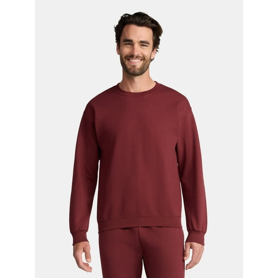 Athletic Works Men's and Big & Tall Men's Fleece Crewneck Sweatshirt, Sizes XS-5XLT