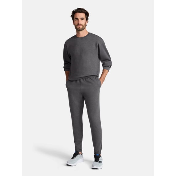 Athletic Works Men's and Big & Tall Men's Fleece Crewneck Sweatshirt, Sizes XS-5XLT