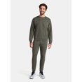 thumbnail image 1 of Athletic Works Men's and Big & Tall Men's Fleece Crewneck Sweatshirt, Sizes XS-5XLT, 1 of 5