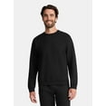 thumbnail image 1 of Athletic Works Men's and Big & Tall Men's Fleece Crewneck Sweatshirt, Sizes XS-5XLT, 1 of 6