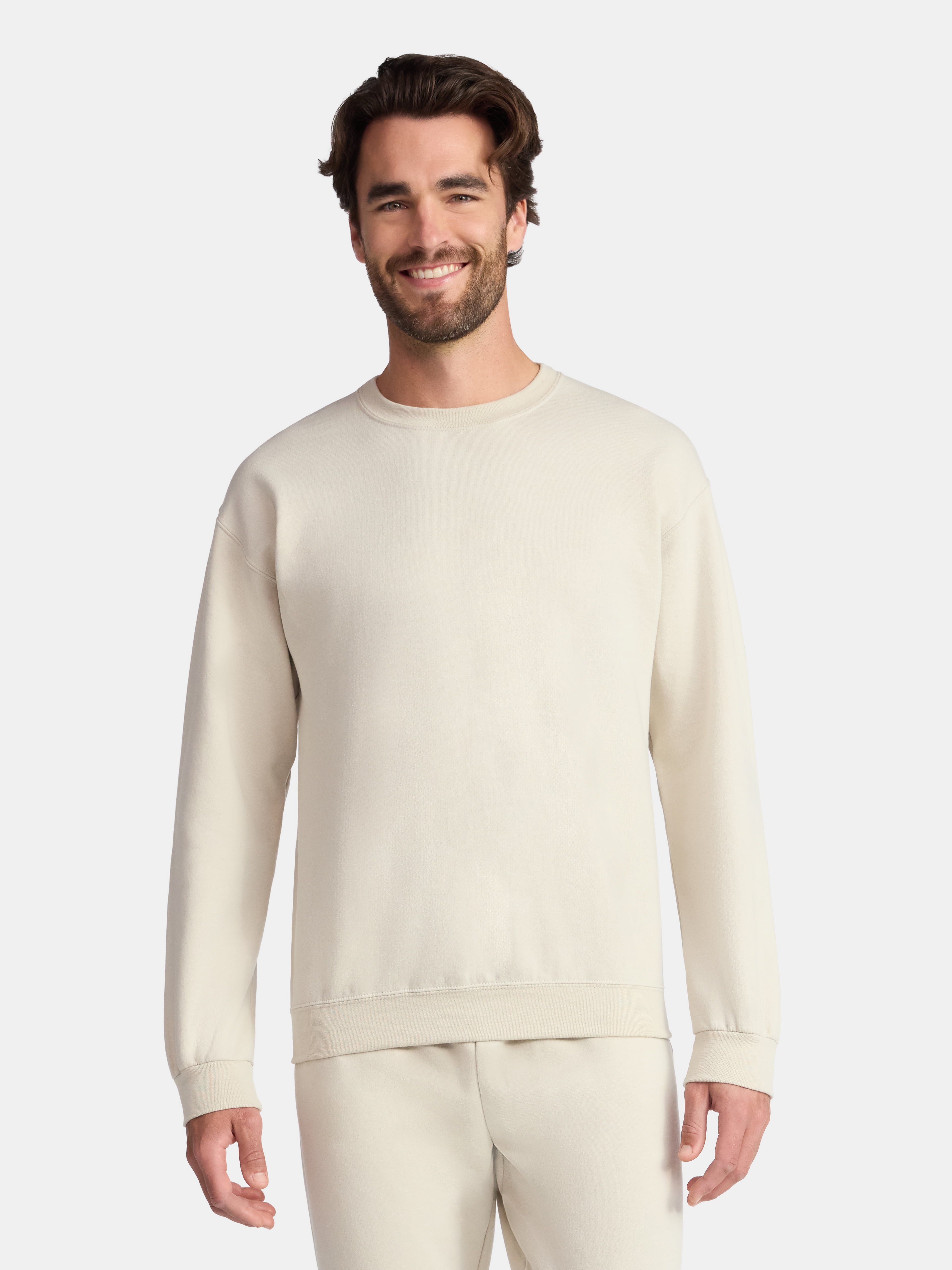 Athletic Works Men's and Big & Tall Men's Fleece Crewneck Sweatshirt, Sizes XS-5XLT