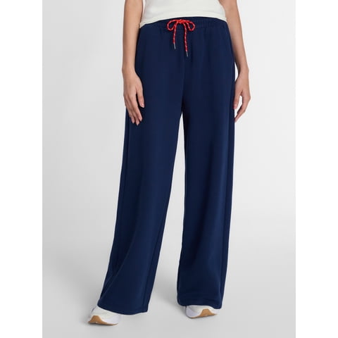 Women's Wide Leg Fleece Pants, 30'' Inseam, Sizes XS-XXXL