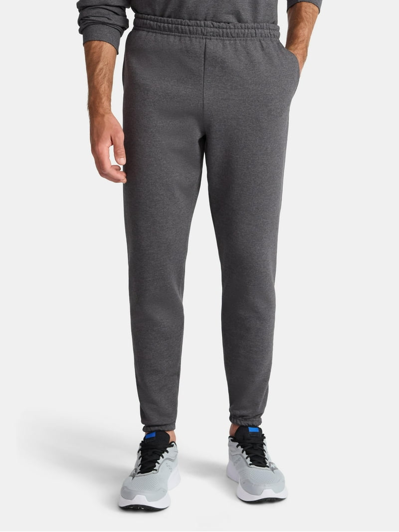 Athletic Works Men's and Big Men's Fleece Jogger Sweatpants