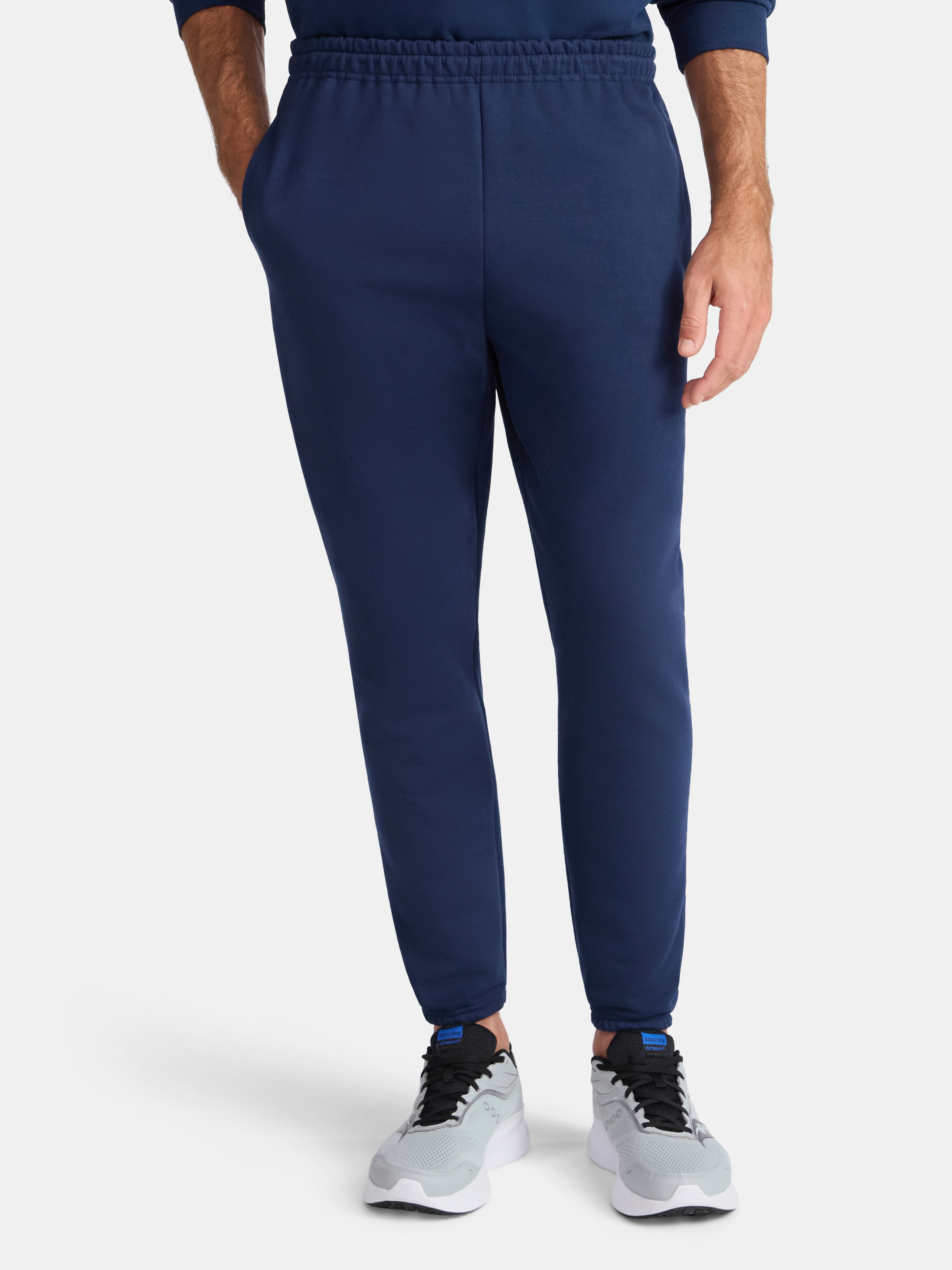 Athletic Works Men's and Big Men's Fleece Jogger Sweatpants, Sizes XS-5XL