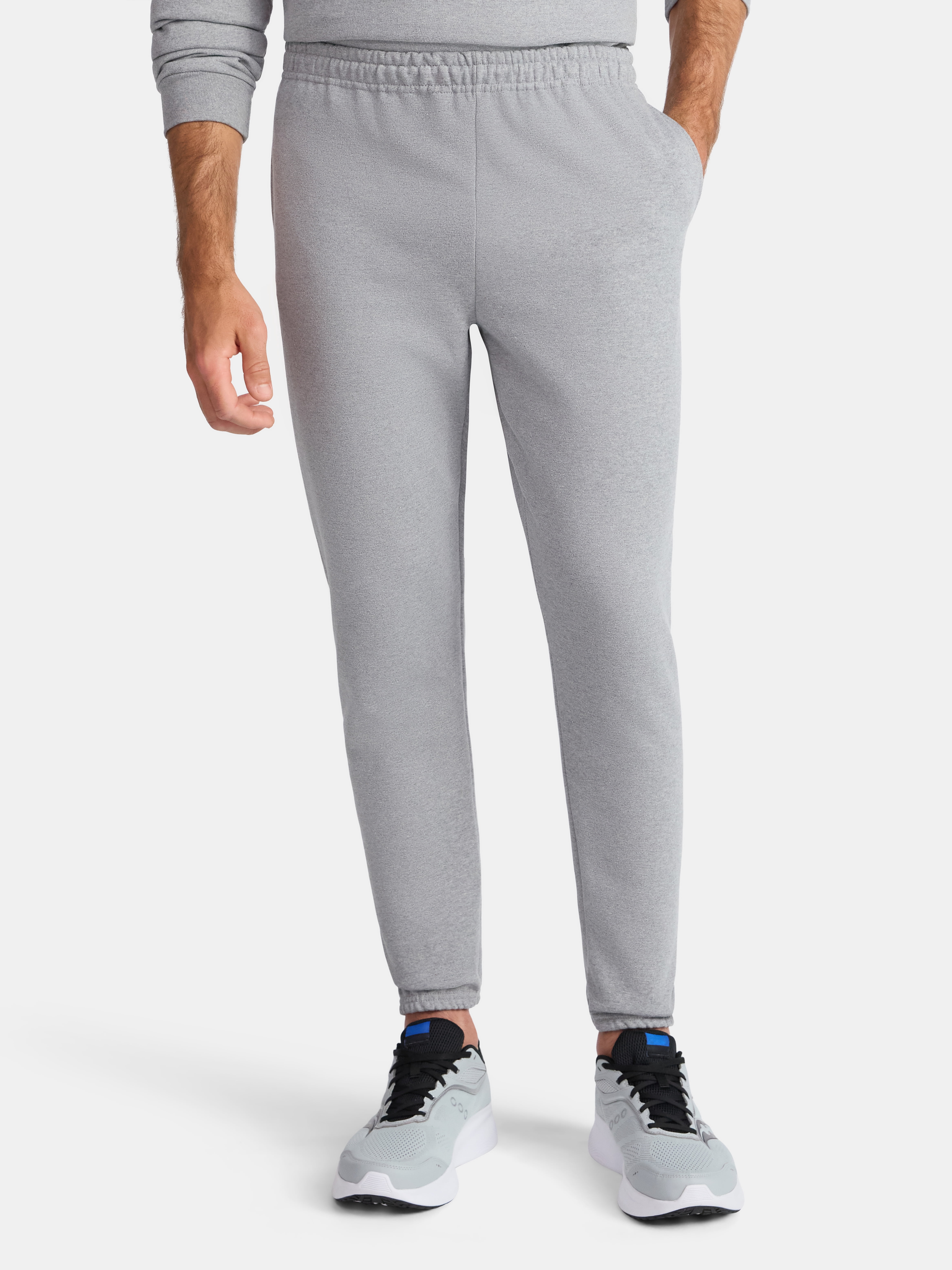 Athletic Works Men's and Big Men's Fleece Jogger Sweatpants, Sizes XS-5XL