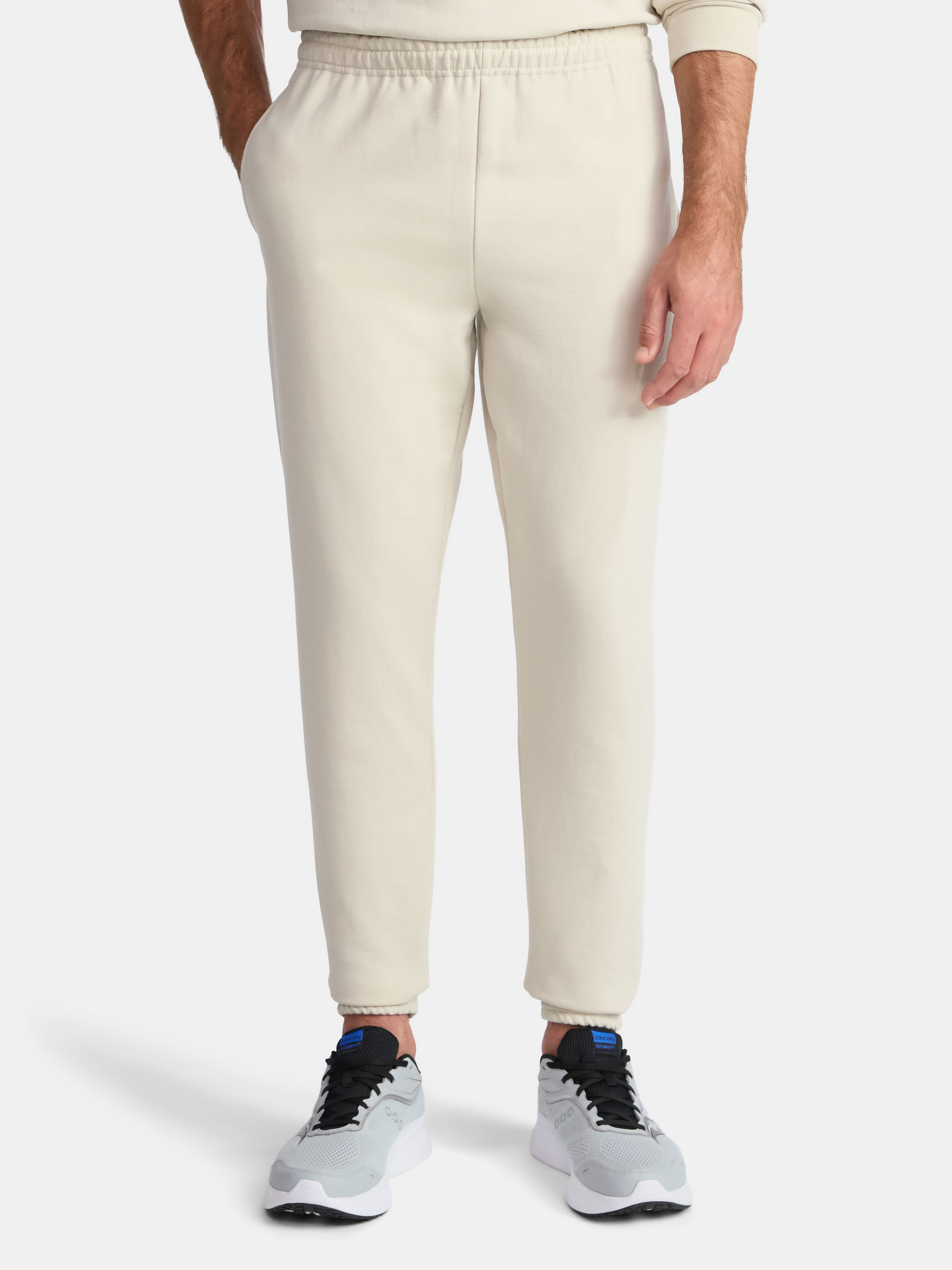 Athletic Works Men's and Big Men's Fleece Jogger Sweatpants, Sizes XS-4XLT