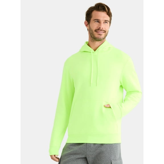 Athletic Works Men's & Big & Tall Men’s Fleece Hoodie Sweatshirt, Sizes XS-4XLT
