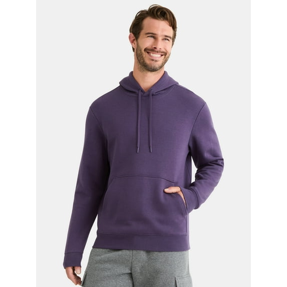 Athletic Works Men's & Big & Tall Men’s Fleece Hoodie Sweatshirt, Sizes XS-4XLT