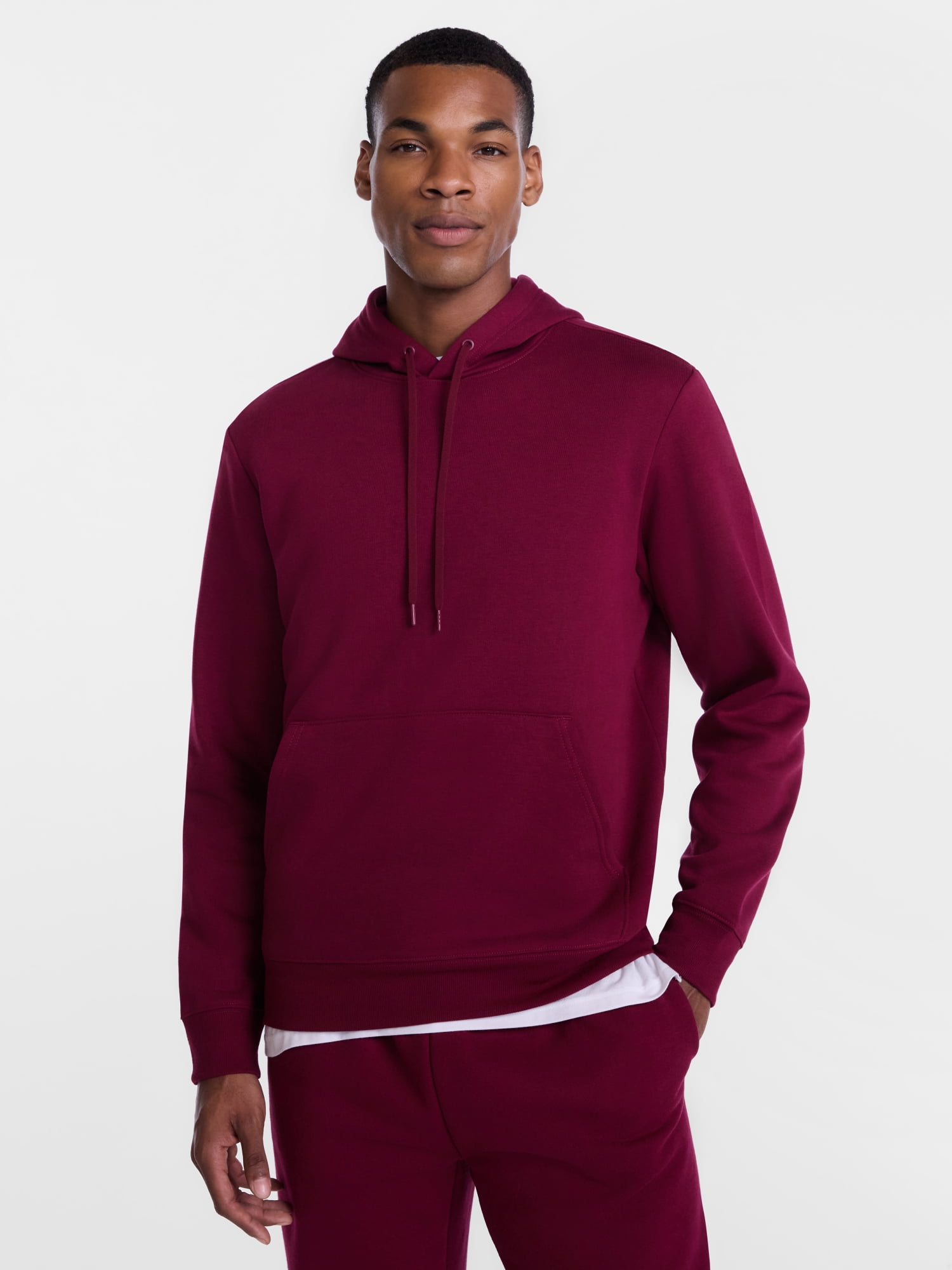 Athletic Works Men's & Big & Tall Men's Fleece Hoodie Sweatshirt, Sizes XS-4XLT