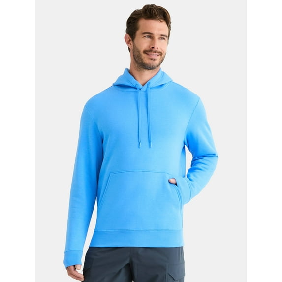 Athletic Works Men's Fleece Pullover Hoodie with Long Sleeves, Sizes XS-4XLT
