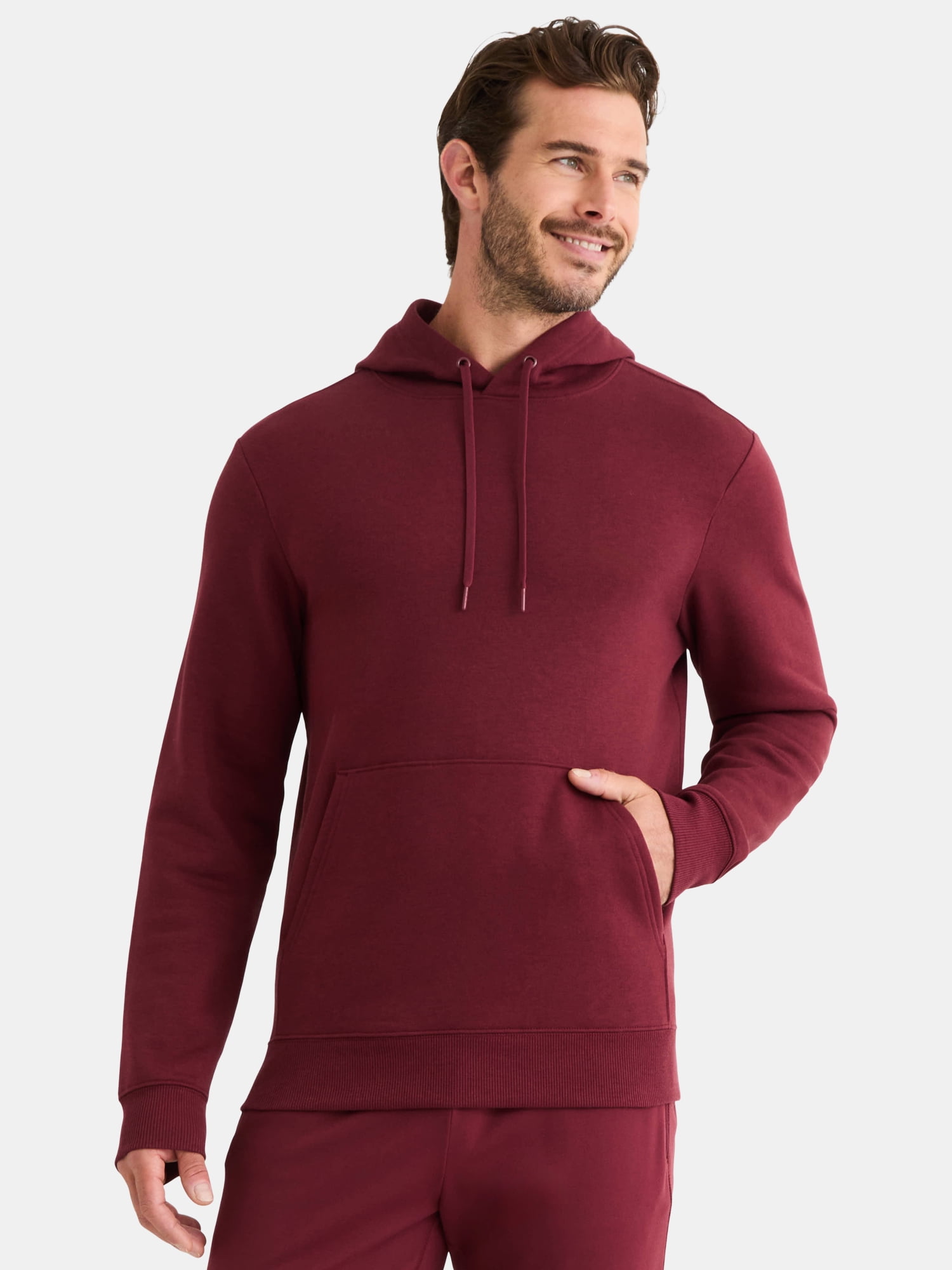 Athletic Works Men's & Big & Tall Men's Fleece Hoodie Sweatshirt, Sizes XS-4XLT