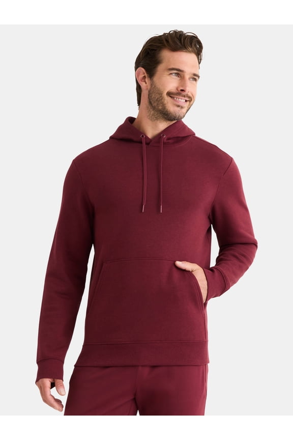 Men's & Big & Tall Men's Fleece Hoodie Sweatshirt, Sizes XS-4XLT