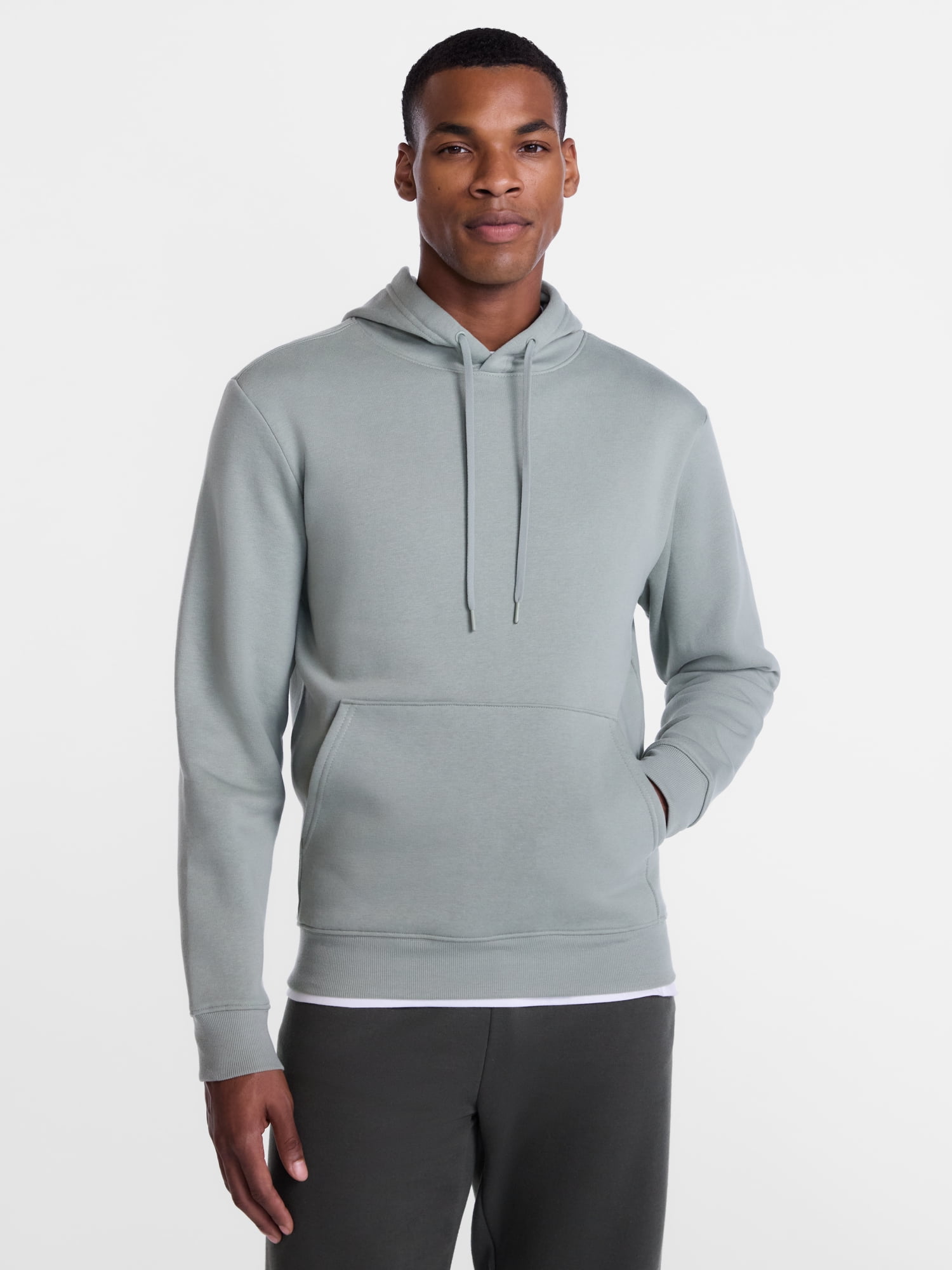 Athletic Works Men's & Big & Tall Men's Fleece Hoodie Sweatshirt, Sizes XS-4XLT