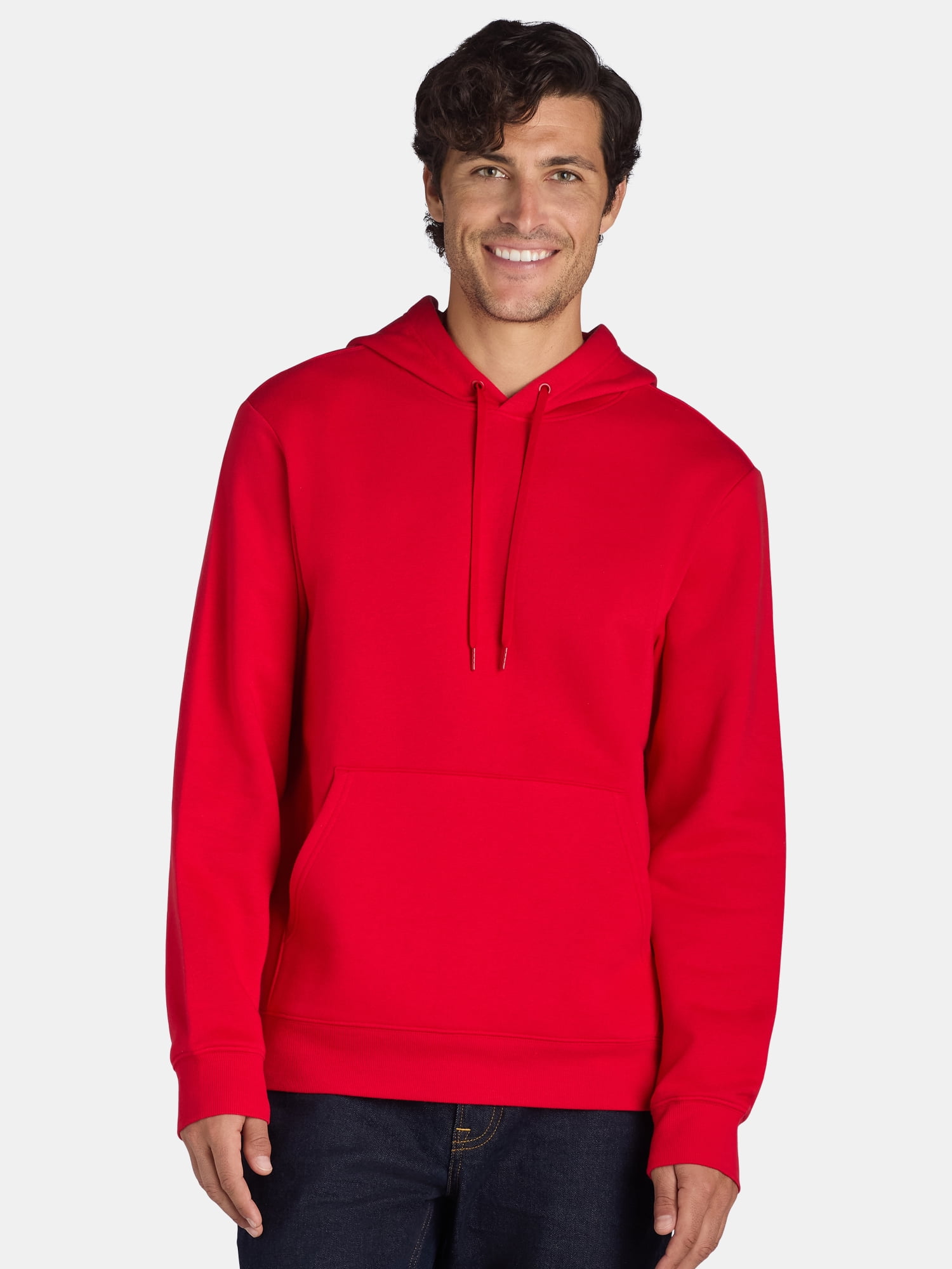 Athletic Works Men's and Big & Tall Men's Fleece Hoodie, Sizes XS-4XLT