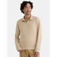 thumbnail image 1 of Athletic Works Men's Active Fleece Quarter Zip Sweatshirt, Size XS-5XL, 1 of 5