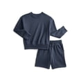 thumbnail image 1 of Athletic Works Boys Fleece Sweatshirt and Shorts Set, 2-Piece, Sizes 4-16, 1 of 3