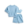 thumbnail image 1 of Athletic Works Boys Fleece Sweatshirt and Shorts Set, 2-Piece, Sizes 4-16, 1 of 3
