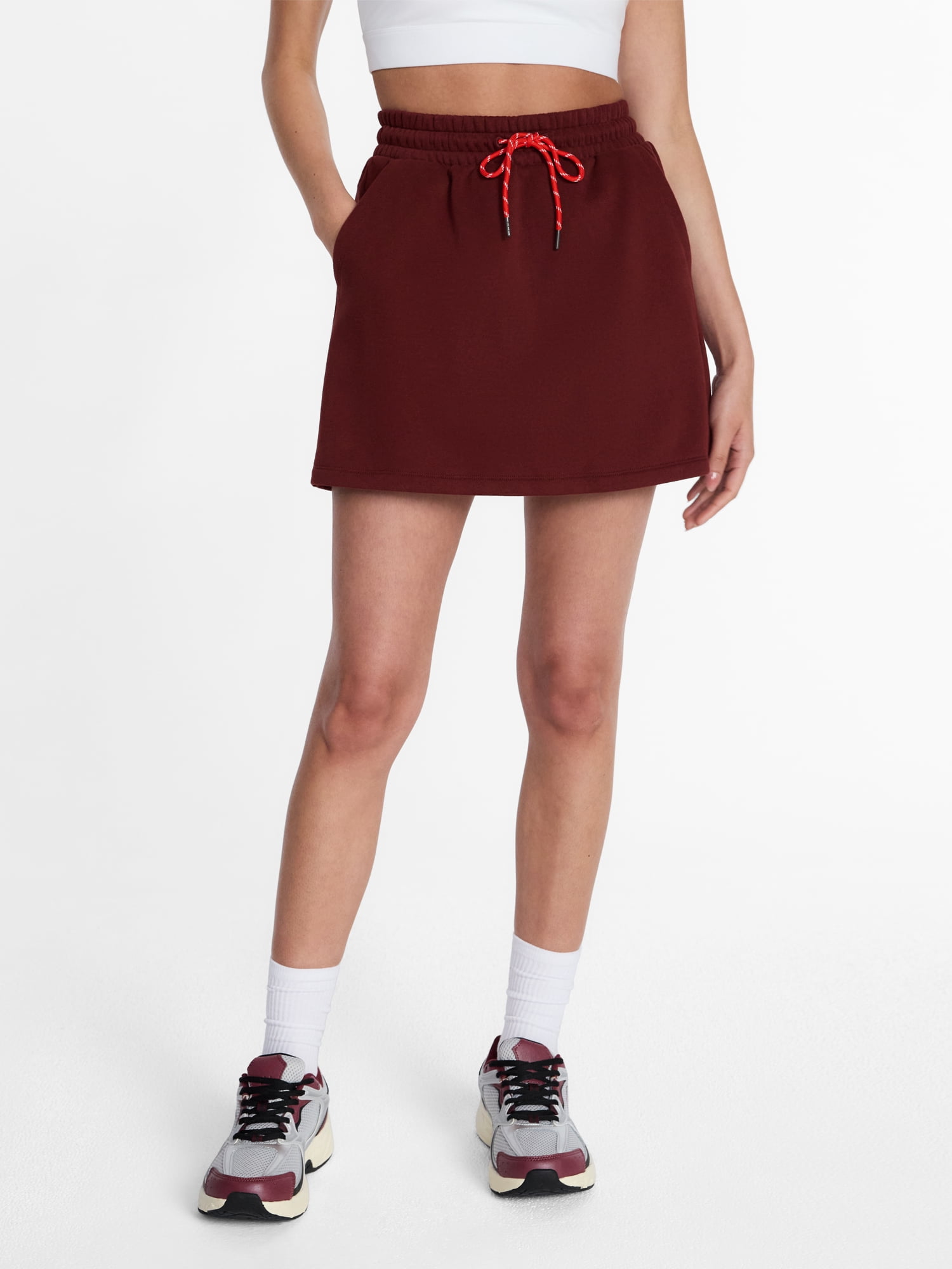 Athletic Works Women's and Women's Plus Drawstring Skort, Size XS-4X