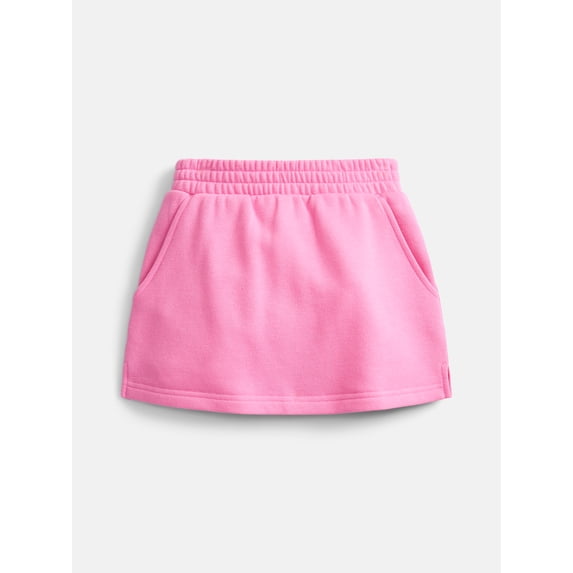 Athletic Works Girls' Active Fleece Skort, Sizes 4-18 & Plus