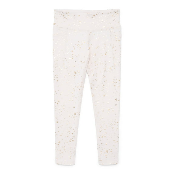 Athletic Works Girl's Active Foil Legging, Sizes 4-18
