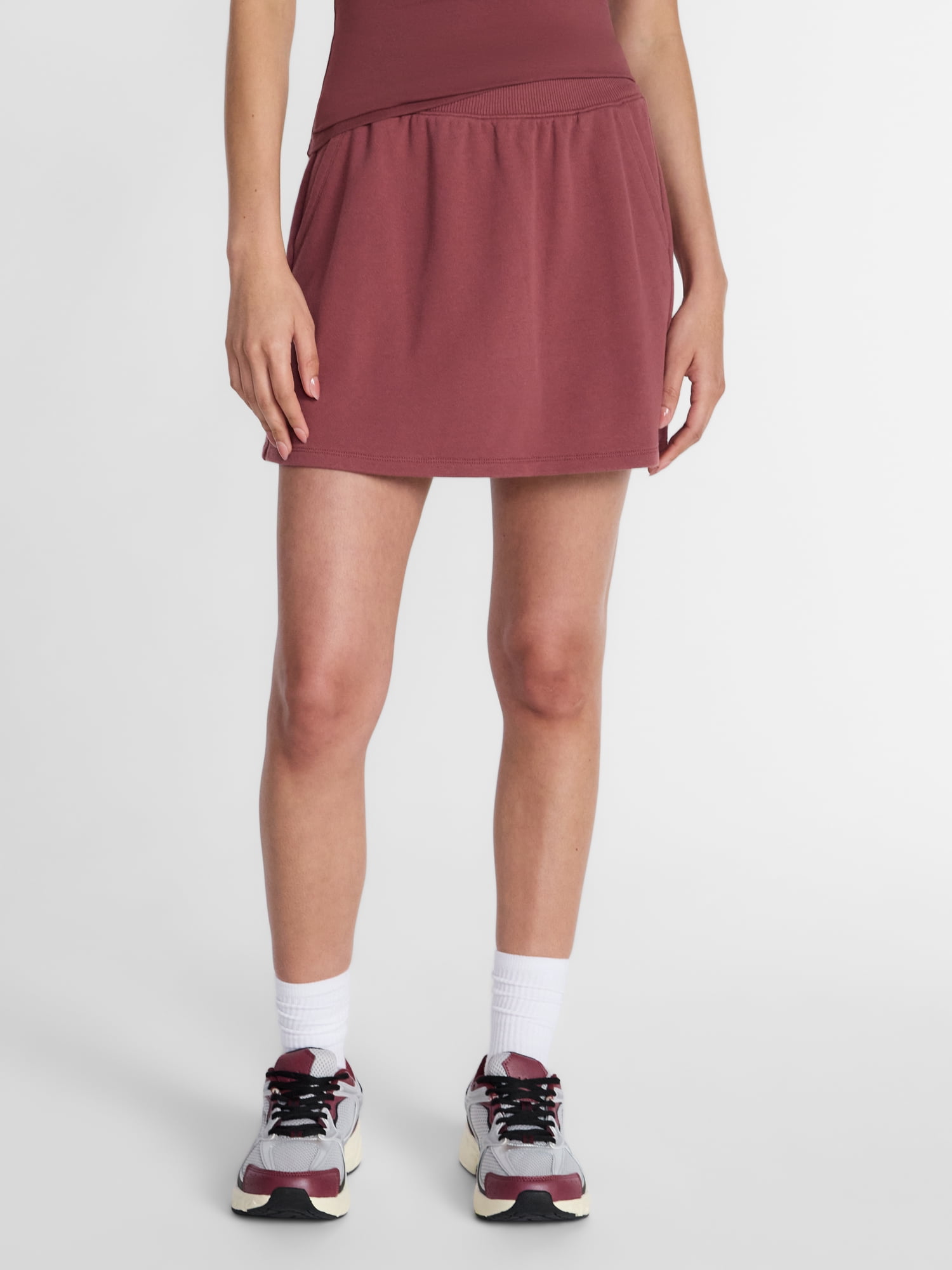 Athletic Works Women's and Women's Plus Fleece Skort, Size XS-4X