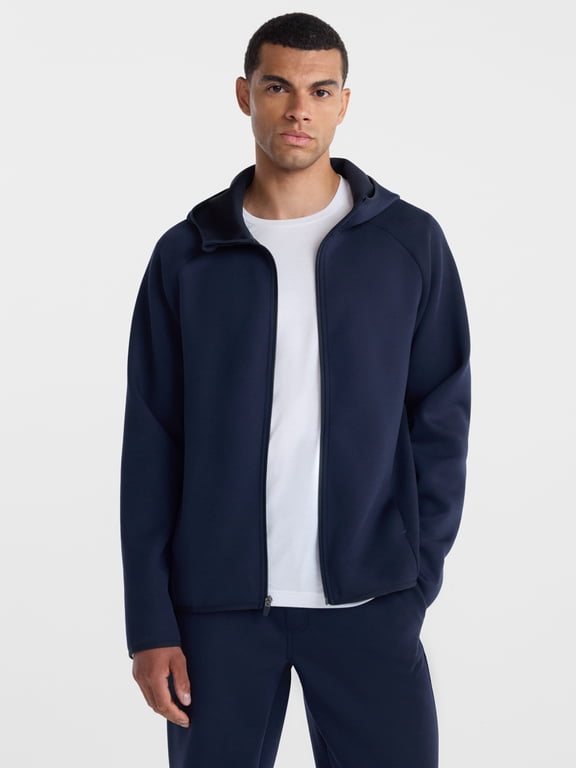 Men's Fusion Knit Full Zip Hoodie Jacket, Sizes XS-3XLT