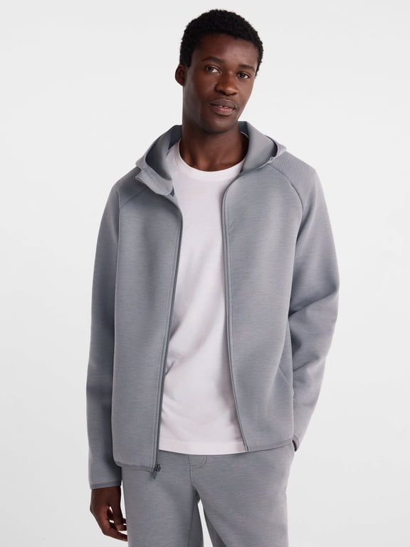 Men's Fusion Knit Full Zip Hoodie Jacket, Sizes XS-3XLT