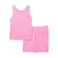 thumbnail image 1 of Athletic Works Girls Longline Bra and Bike Shorts Set, 2-Piece, Sizes 4-18 & Plus, 1 of 3