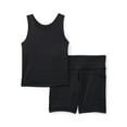 thumbnail image 1 of Athletic Works Girls Longline Bra and Bike Shorts Set, 2-Piece, Sizes 4-18 & Plus, 1 of 3