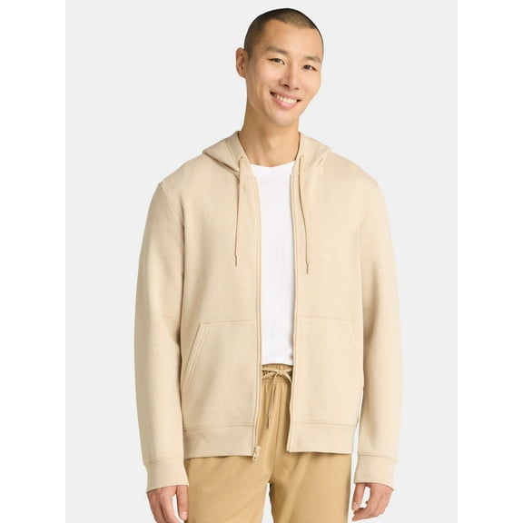 Athletic Works Men's and Big Men's Fleece Zip Hoodie Sweatshirt, Size S-5XLT