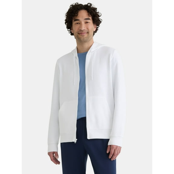 Athletic Works Men's and Big Men's Fleece Zip Hoodie Sweatshirt, Size S-5XLT