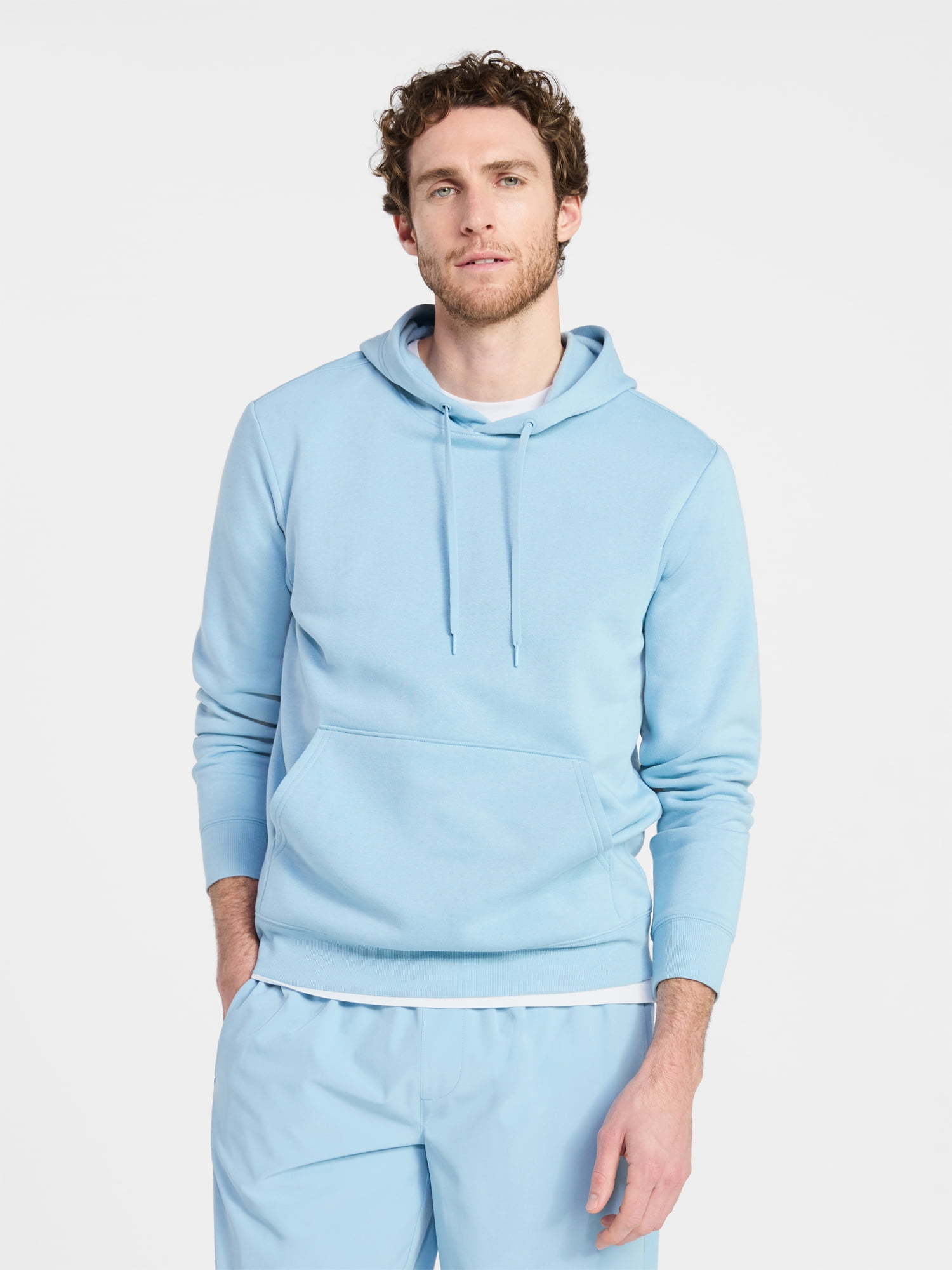 Athletic Works Men's & Big & Tall Men's Fleece Hoodie Sweatshirt, Sizes XS-4XLT